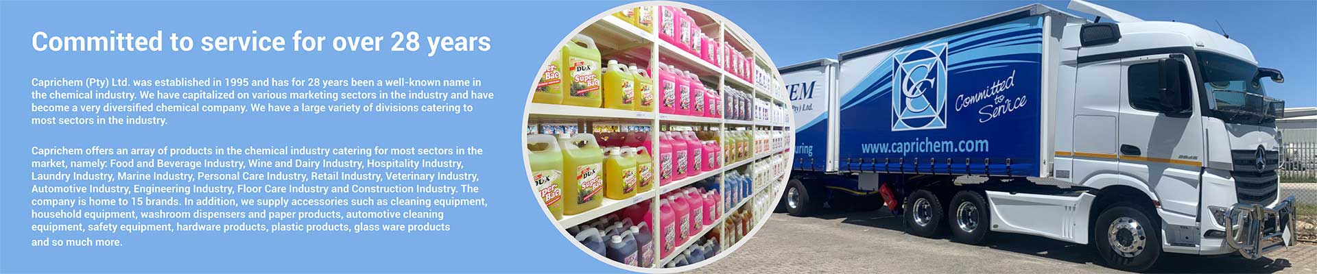 Caprichem Online is commited to service for over 28 years